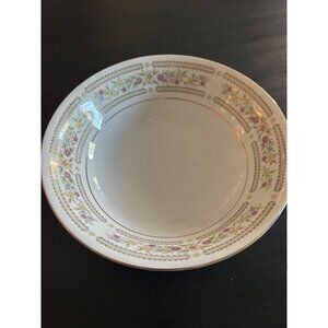 Crescent China Chelsea Pattern Floral Rimmed Bowl Made In Japan Collectible